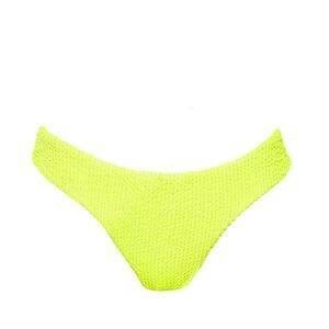 Vetchy Laguna neon yellow crinkle S trendy bikini bottom